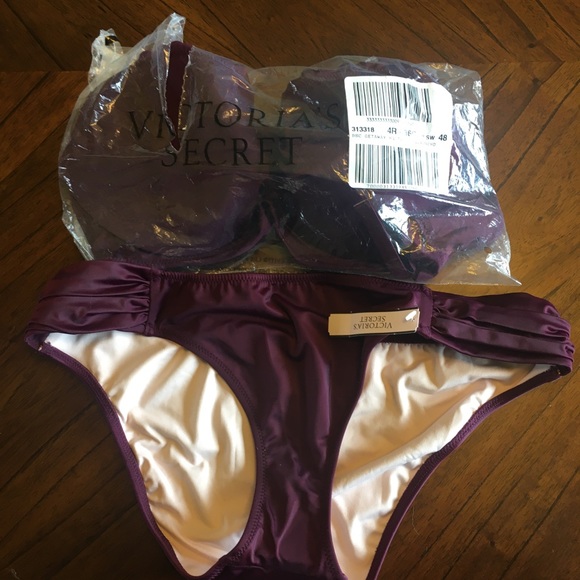 NWT VS GETAWAY Bikini Black Orchid - Picture 7 of 8